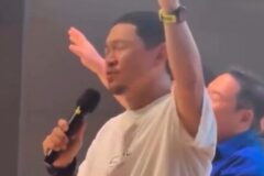尹 계엄 옹호 목사의 행사에 참석하다 봉변 당한 ‘오징어 게임’ 출신 스타