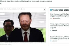 윤석열 속옷 차림 난동 결국 ‘국제 망신’, 외신이 보도한 내용보니…