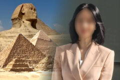 전세계 유일 이집트 피라미드 신전 촬영 허가 받은 한국 여자 연예인 정체