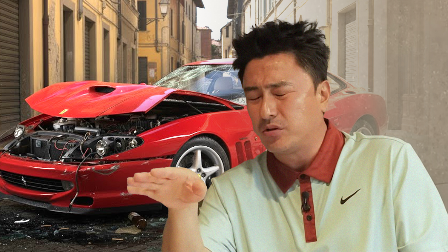 안정환의 2억원 페라리 차가 완전 파손된 충격적인 이유