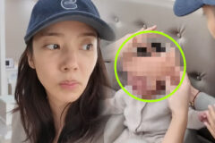 생후 7개월 딸의 병원 치료 고통에 대신 아프고 싶다는 여자 연예인