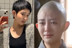 작품의 완성도를 위해 진짜로 삭발 장면을 선보인 여고생 신인 여배우