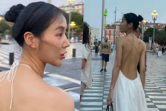 옷 안입었어? 파리를 발칵 뒤집은 한국 여자 연예인의 파격 노출 의상