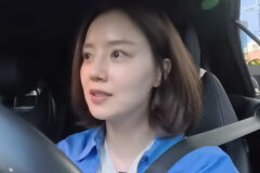 장롱면허 탈출하려고 고가의 외제차 세단을 산 미녀 배우